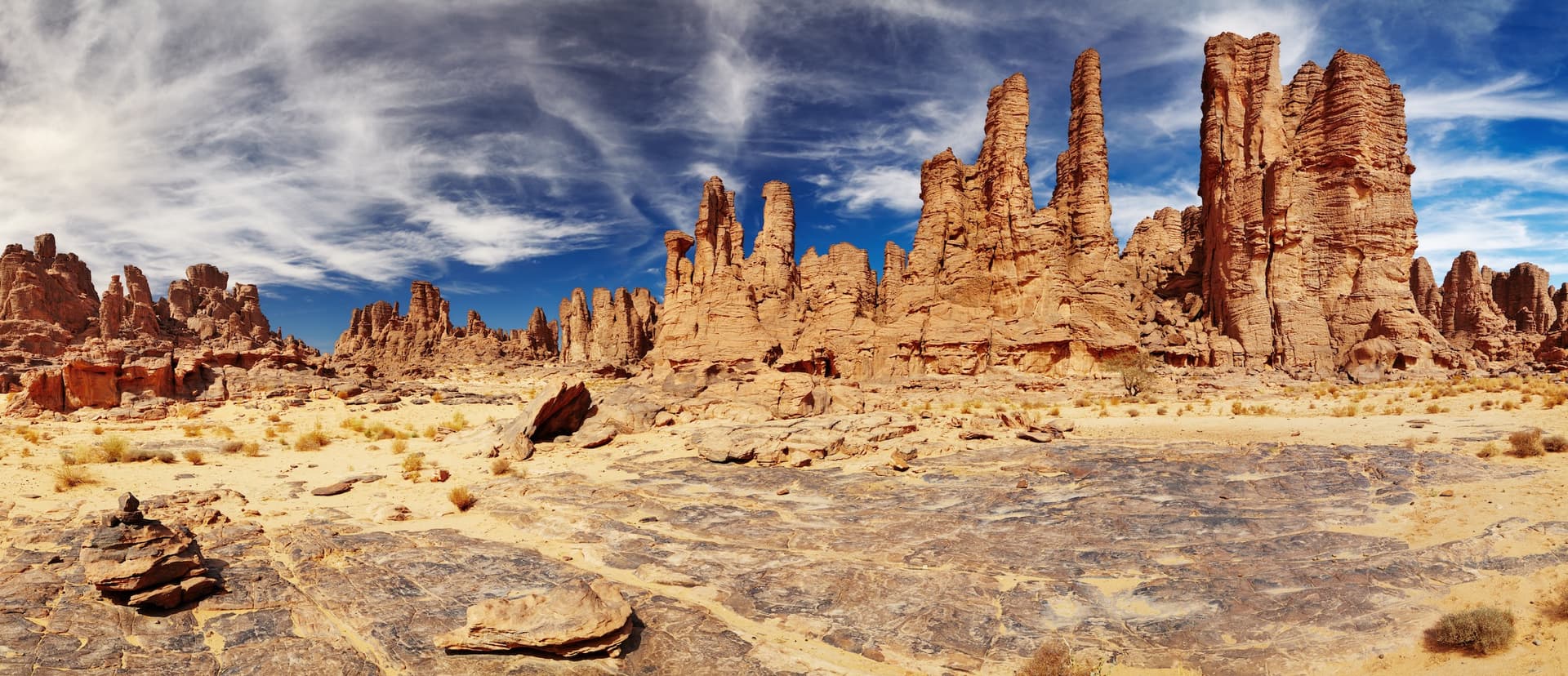Tassili n'Ajjer National Park in Algérie